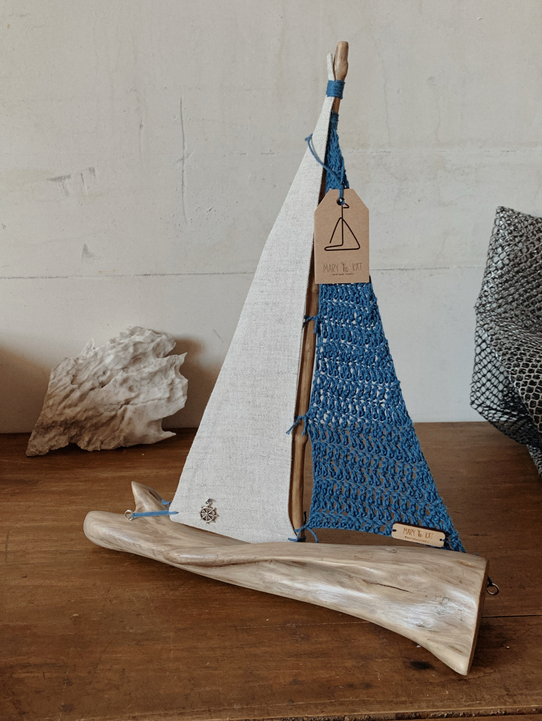 Интерьерный корабль "Морской" - фотография товара