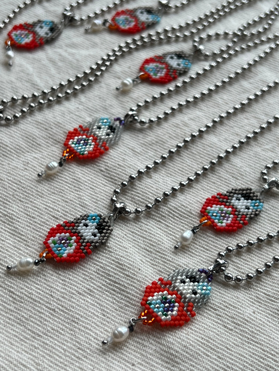 Колье с подвеской «Матрешка»