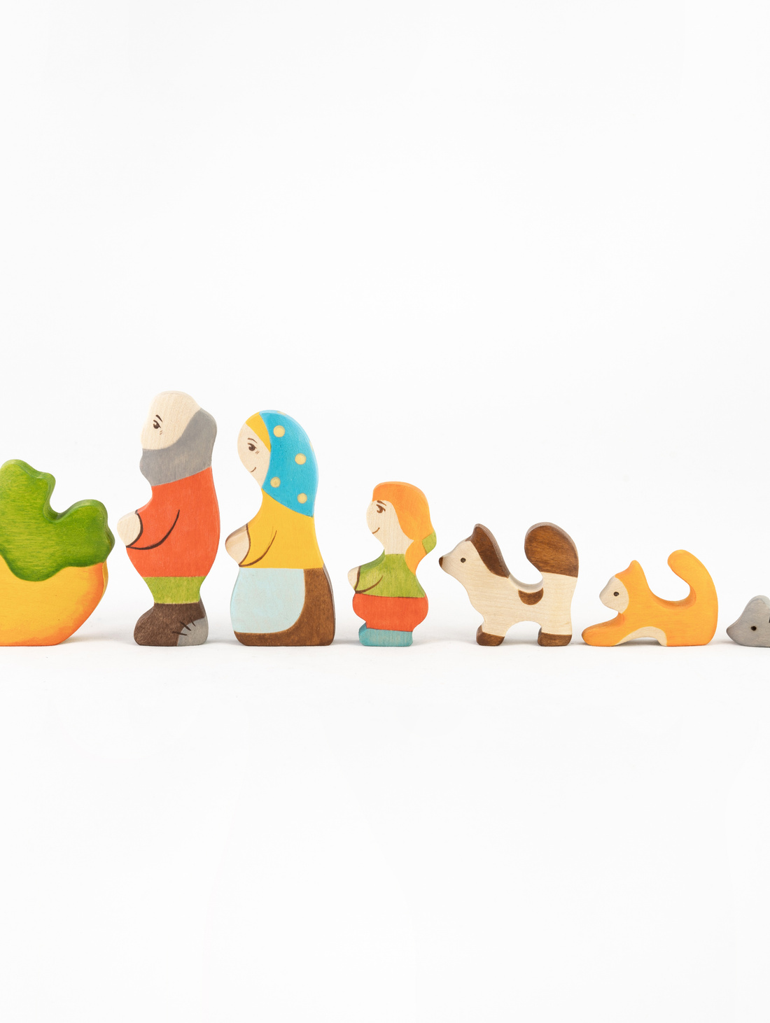 Набор деревянных игрушек "Репка" - фотография товара