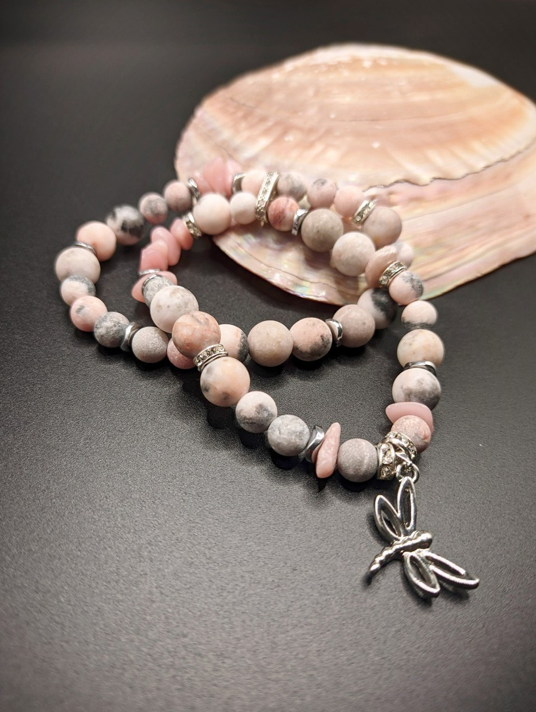 Браслет из натуральных камней "Счастье" - фотография товара