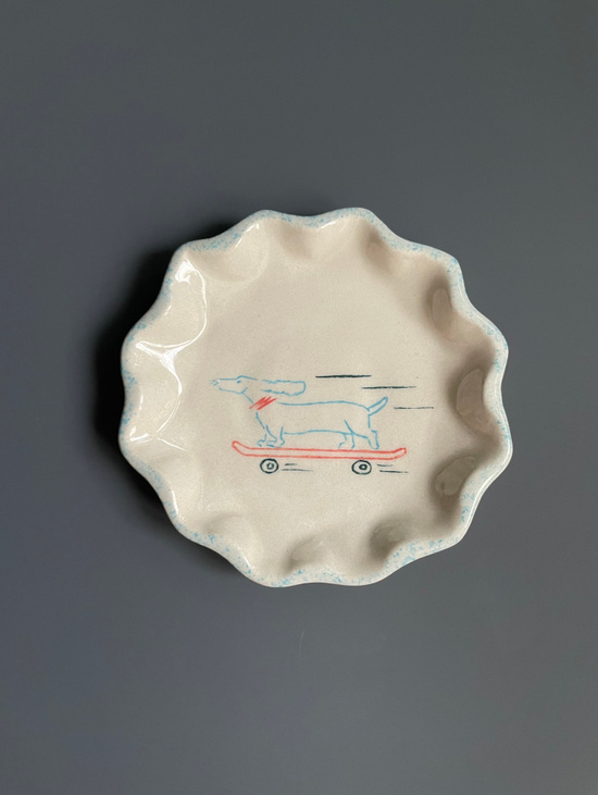 Блюдце для колец «Дерзкий скейтер»