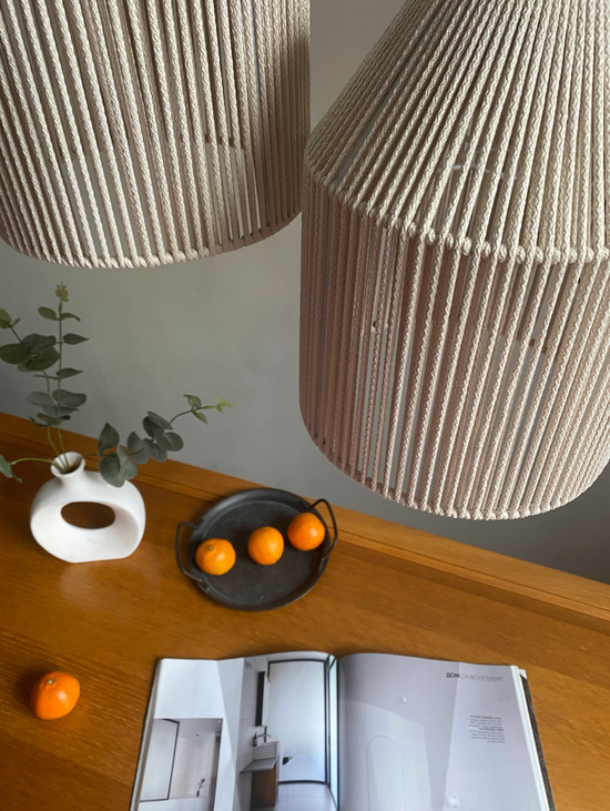 Светильник плетеный «Айвори»