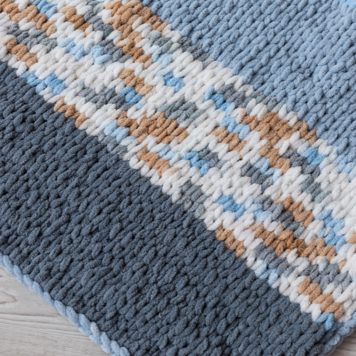 Вязаный плед "Облачный шёпот"