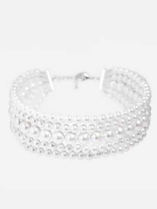 Чокер 5 рядов из бусин