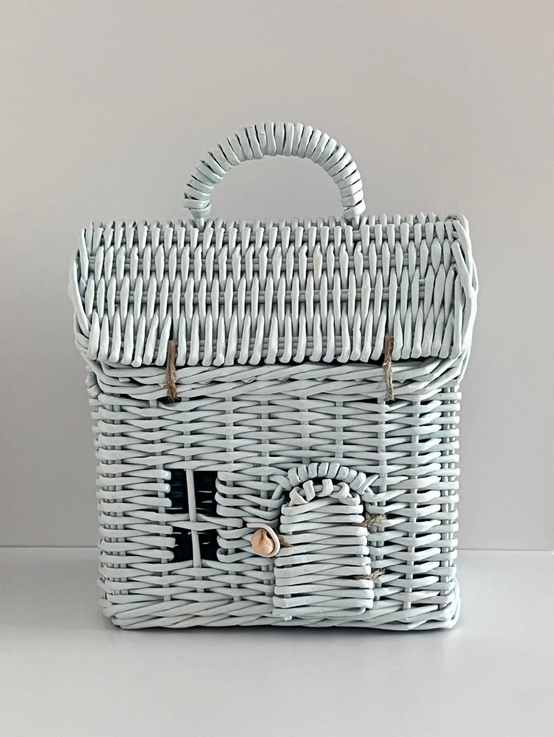 Плетеный домик для игрушек - фотография товара