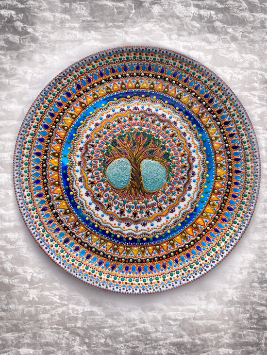 Декоративная тарелка "Древо жизни"