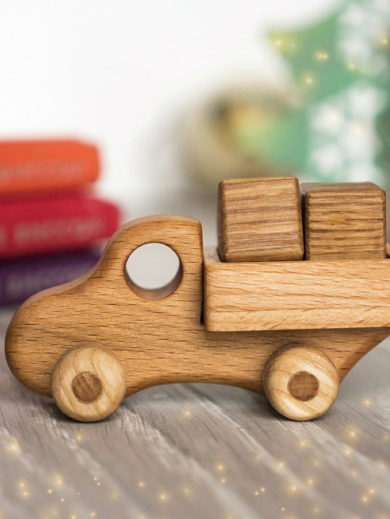 Набор миниатюрных деревянных игрушек (игрушки в кармашек)