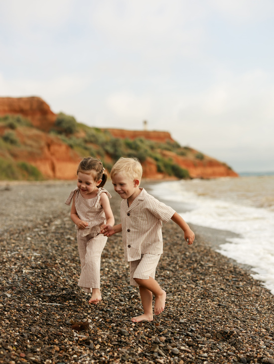 Костюм из варёного хлопка для мальчика