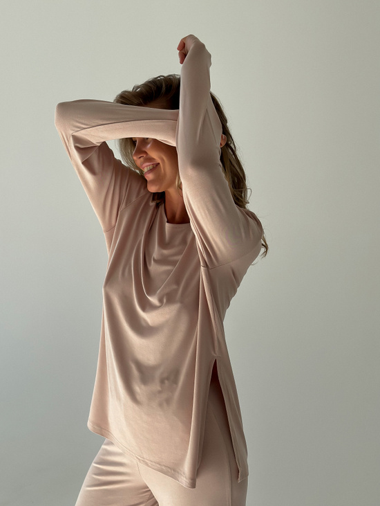 Костюм Viscose Бежевый