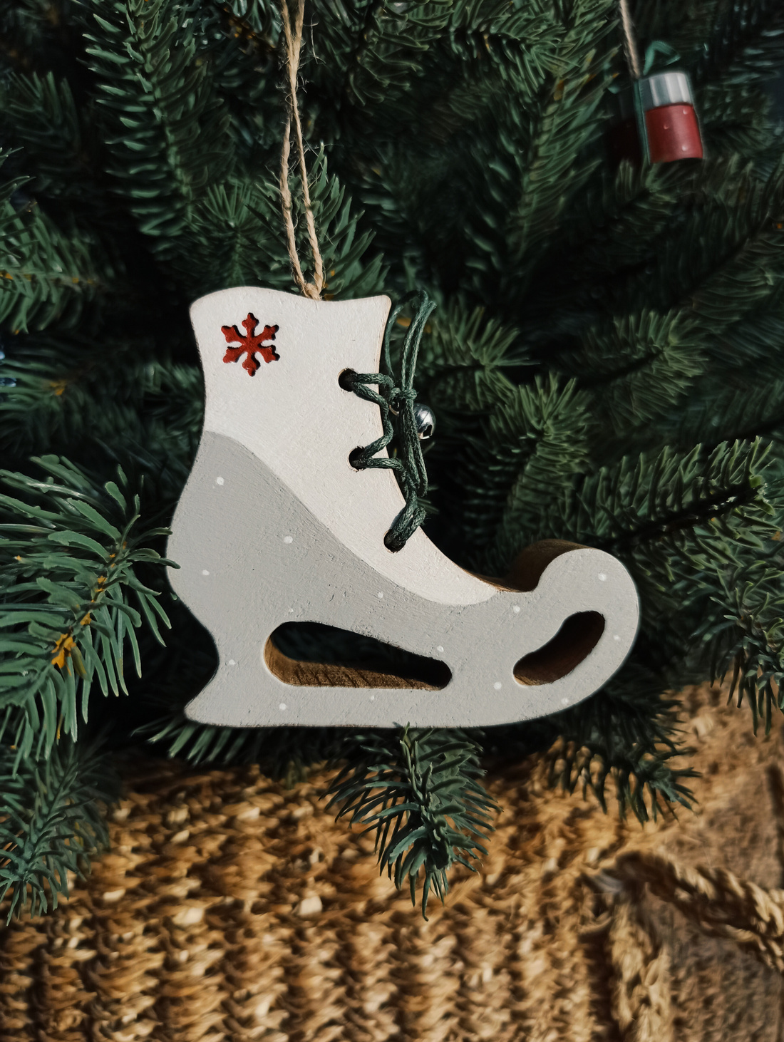 Елочная игрушка "Коньки" - фотография товара