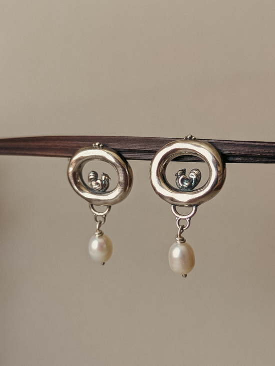 Серьги "Бублики"