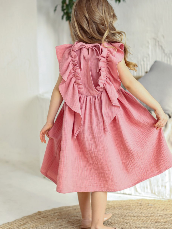 Муслиновое платье для девочки