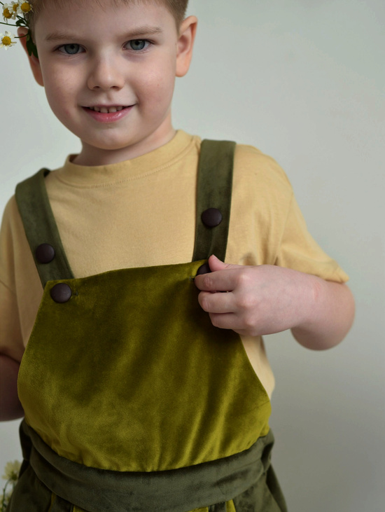 Полукомбинезон "полоска"