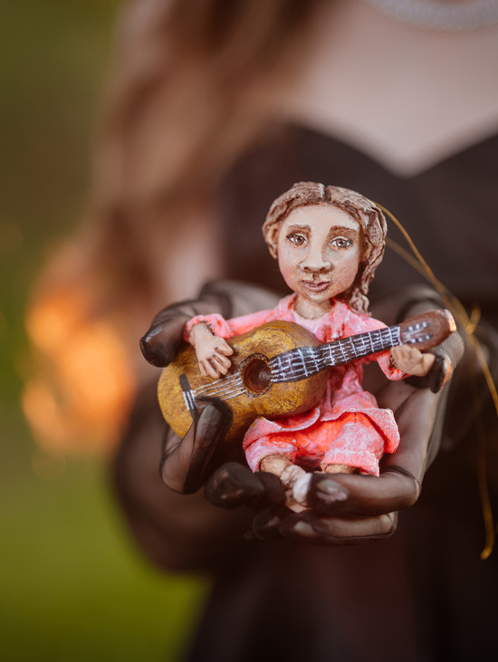 Елочная игрушка с условным портретным сходством