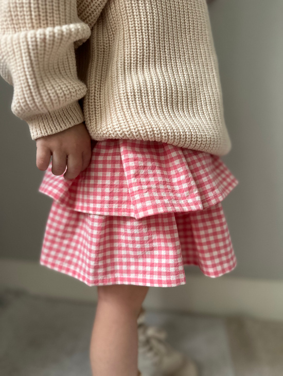 Юбка «мини» с оборками