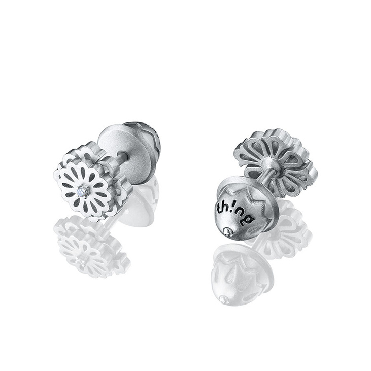 Серебряные пусеты KOSTROMA MINI