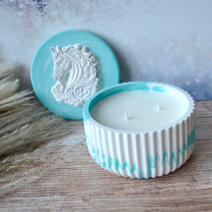 Свеча ароматическая "Конь барельеф"