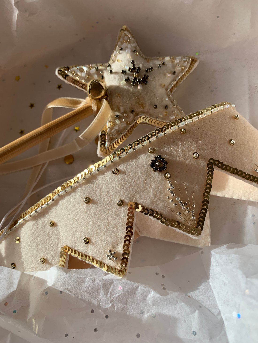 Набор "Нежность" Волшебная палочка и корона - фотография товара