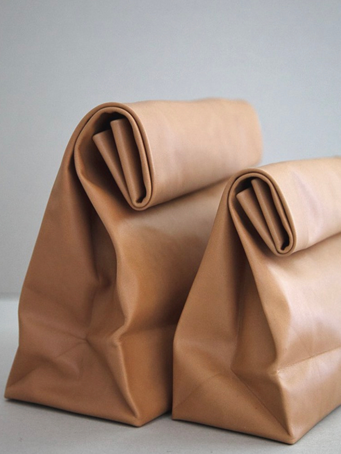 Крафт-пакет из натуральной кожи - фотография товара