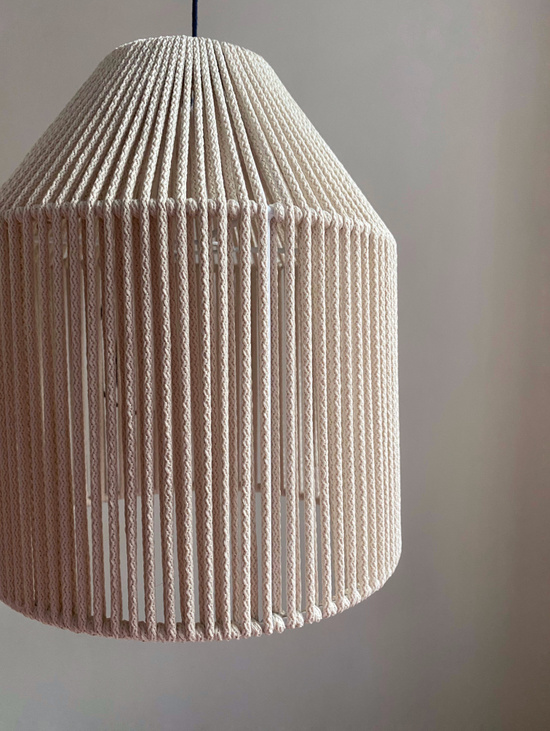 Светильник плетеный «Айвори»