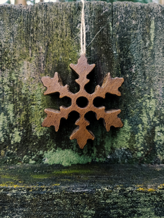 Елочная игрушка "Снежинка 7"