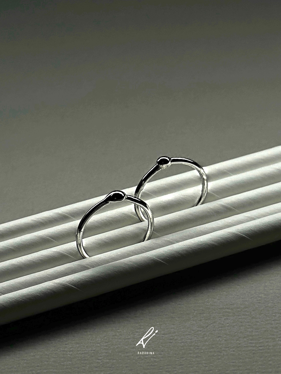 Базовое кольцо «Капля» - фотография товара