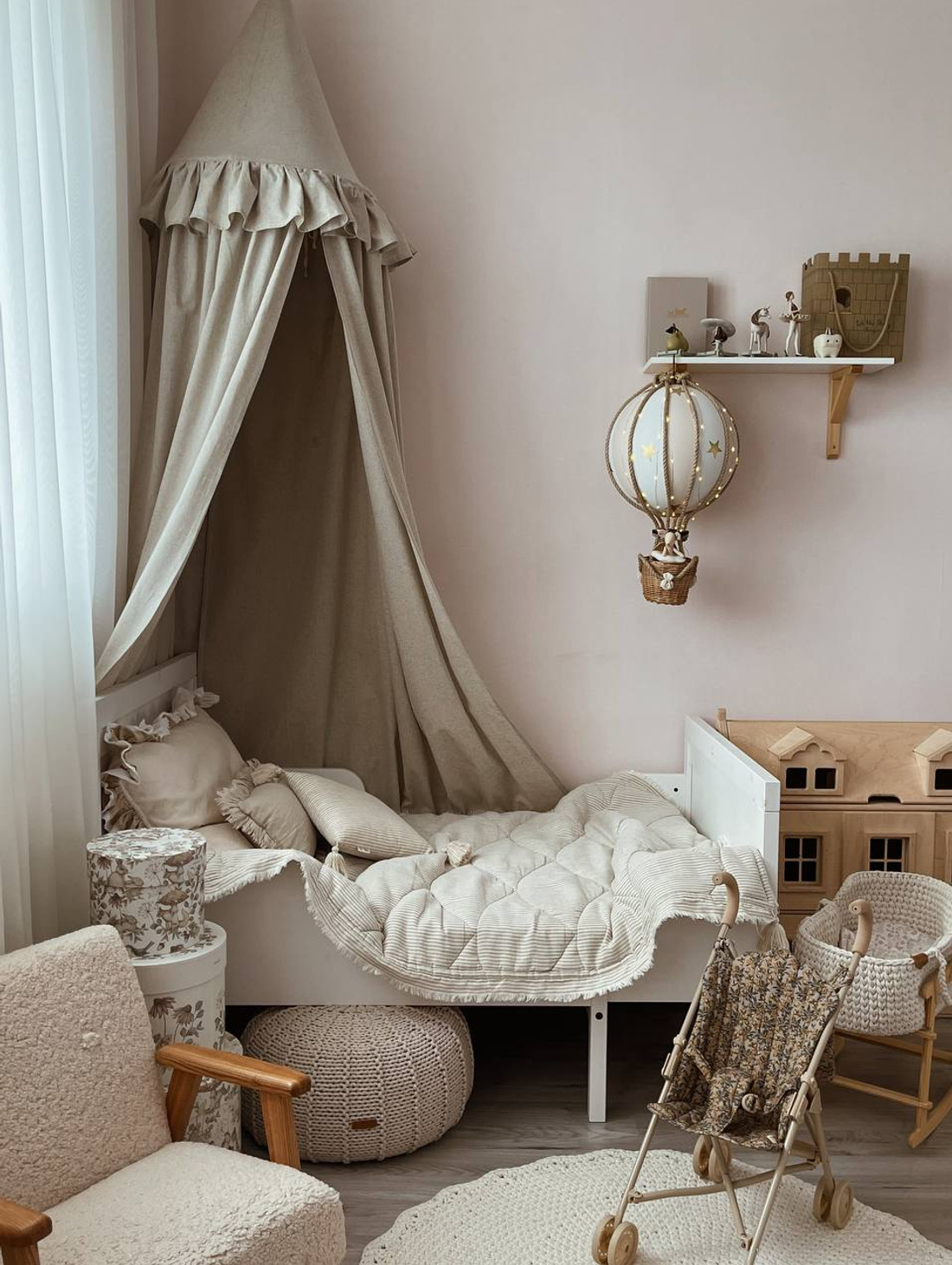 Льняной балдахин (шатёр) - фотография товара