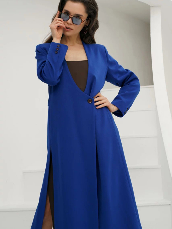 Жакет удлинённый (лазурь)