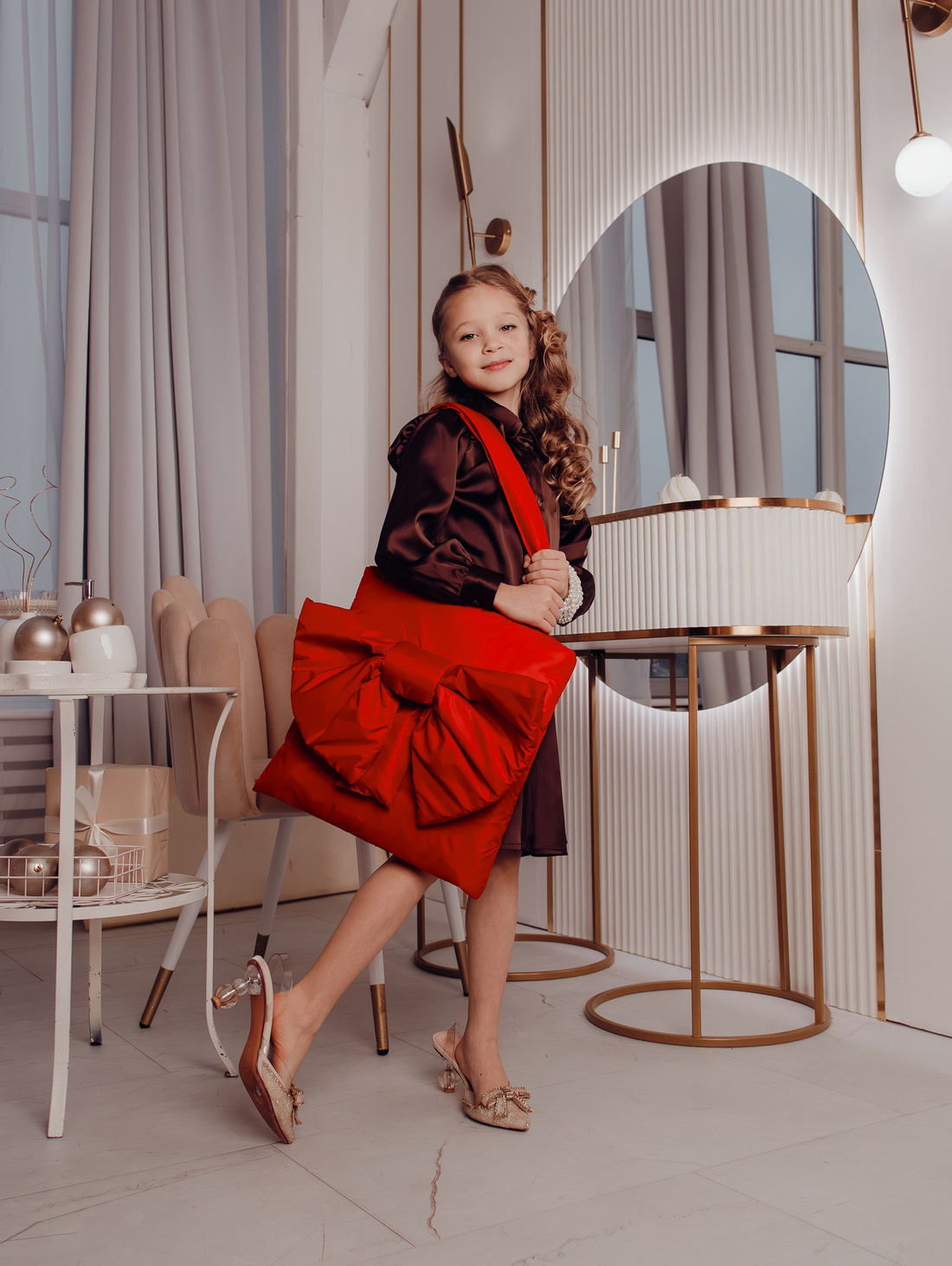 Сумка-шоппер женская "Red" - фотография товара