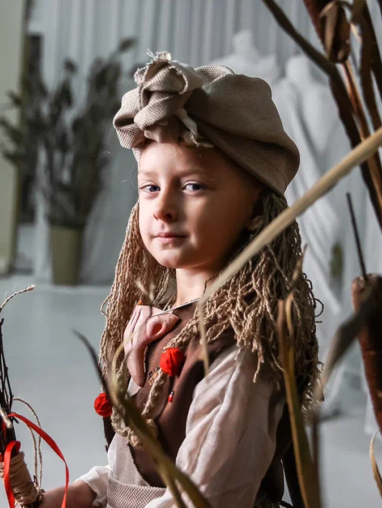 Карнавальный костюм "Баба Яга" 6-8 лет, 1.5-2 года