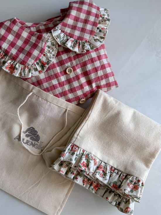 Костюм (блуза +брюки)