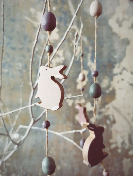 Подвесы для весеннего декора "Зайцы"