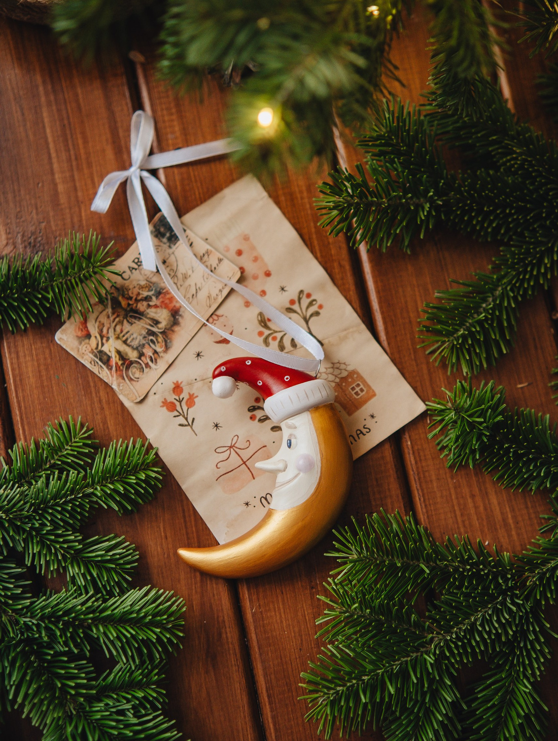 Ёлочная игрушка "Месяц" - фотография товара