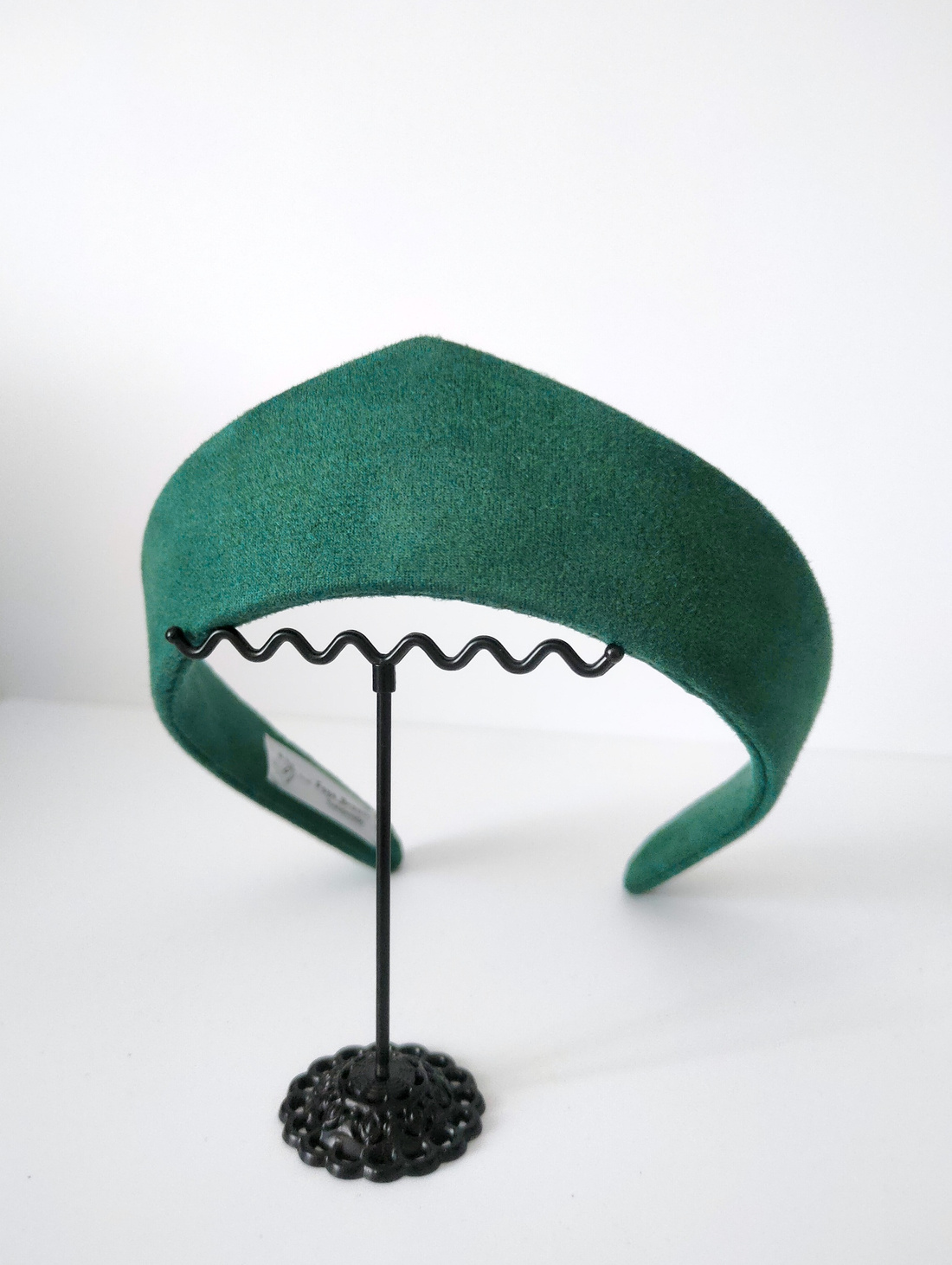 Ободок-кокошник "Изумрудный" - фотография товара