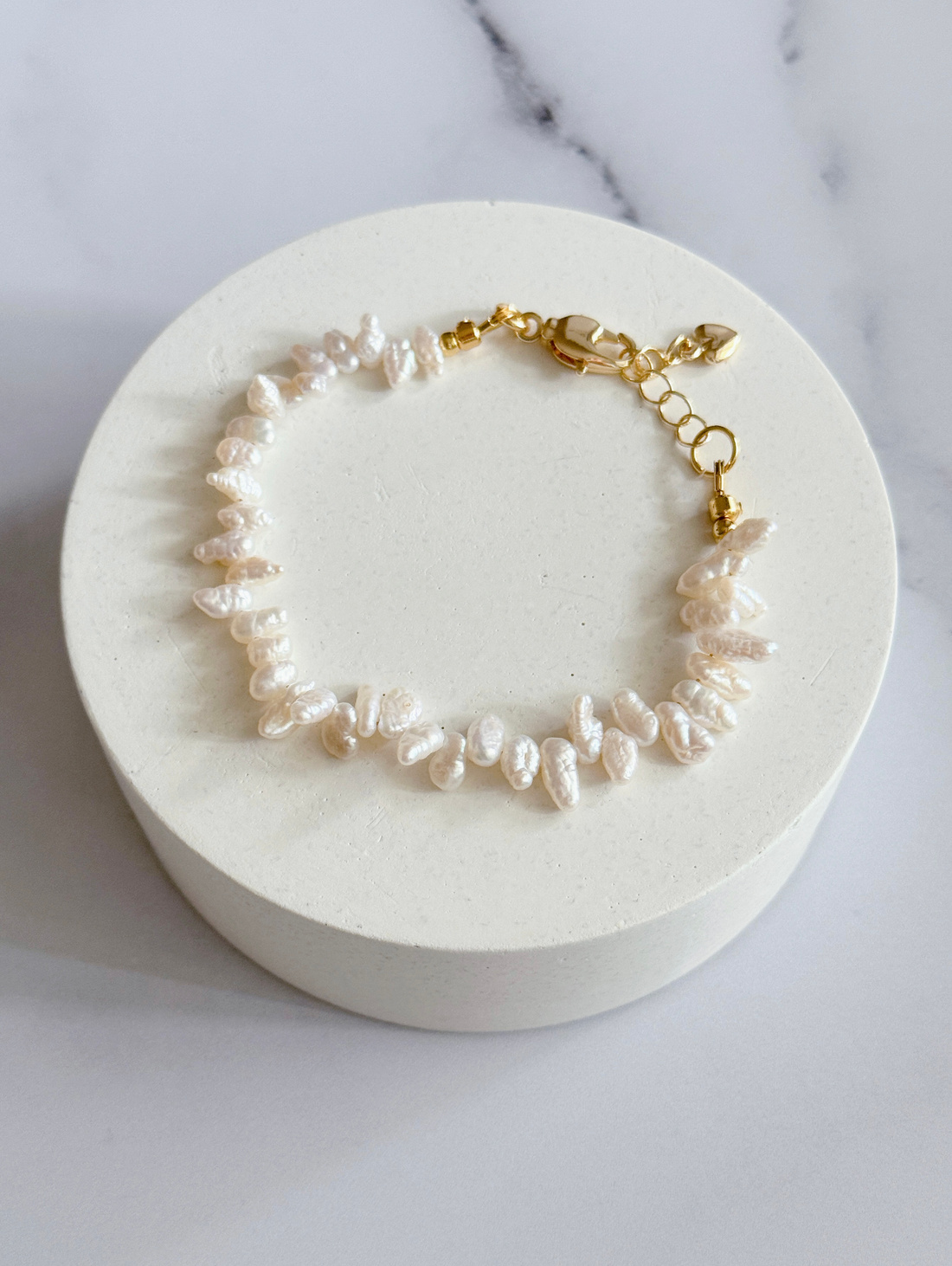 Браслет из натурального жемчуга «Лепестки» - фотография товара