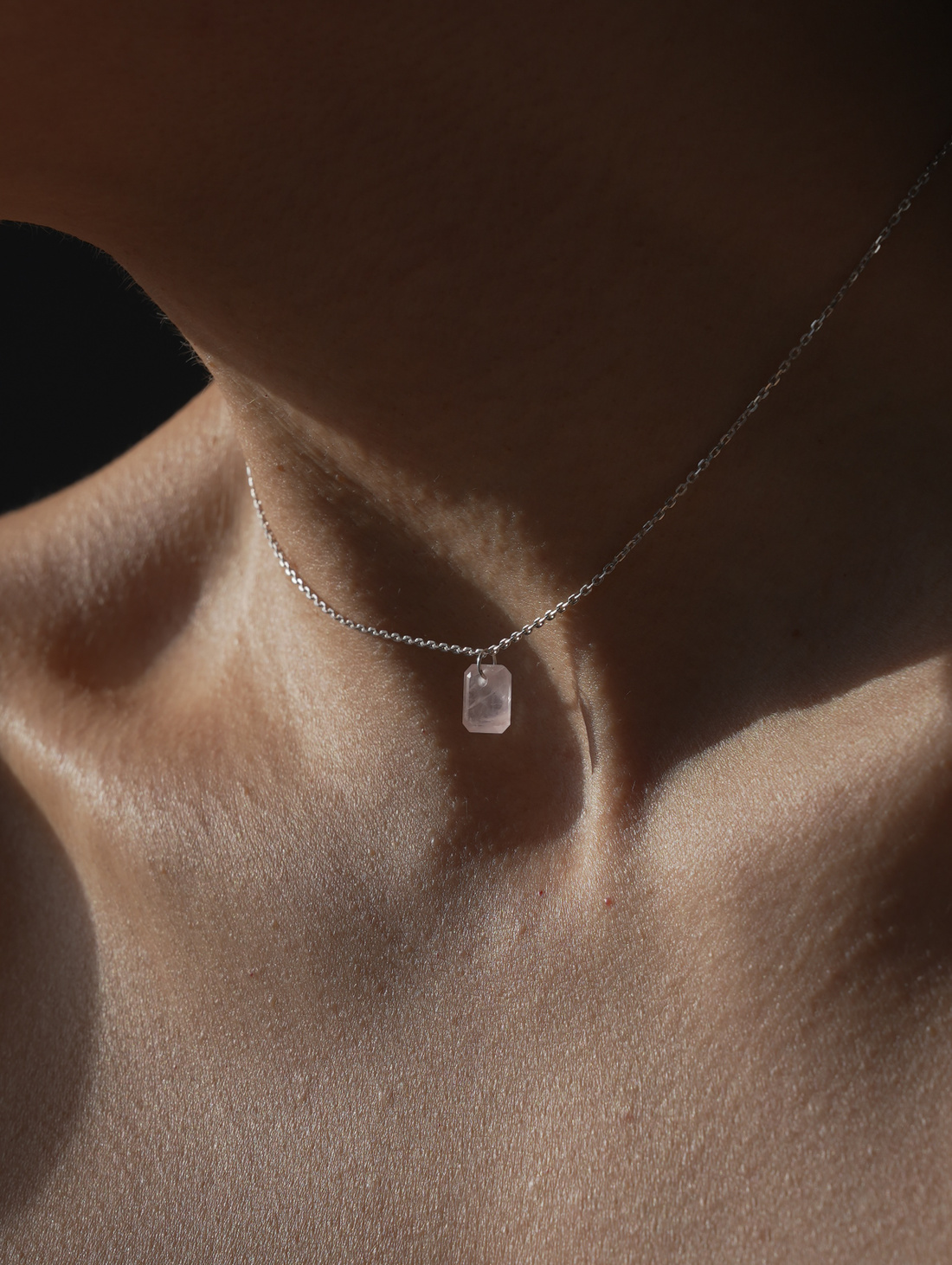 Цепочка с кулоном "QUARZ LOVE" - фотография товара