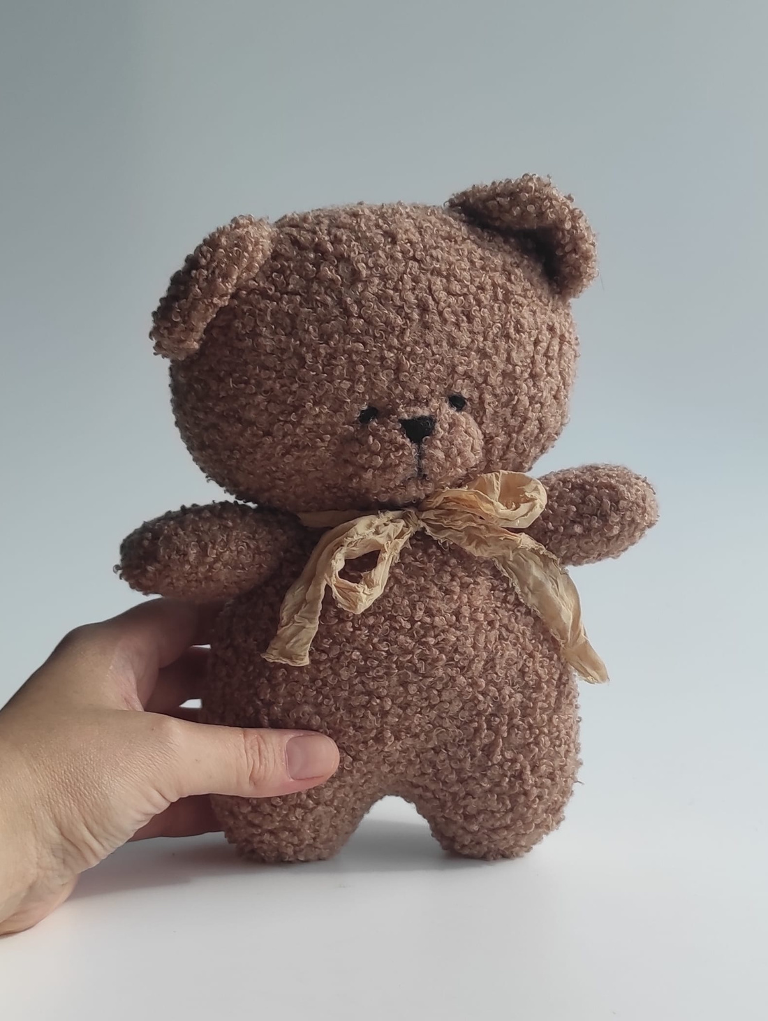 Мягкая игрушка "Шоколадный мишка" - фотография товара