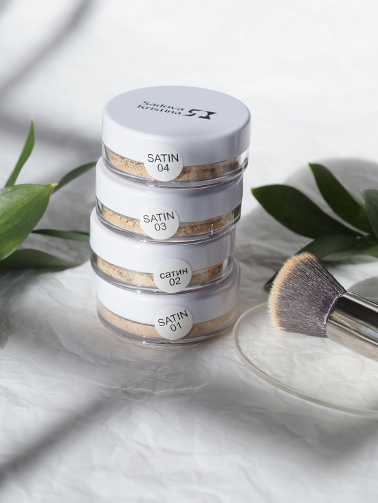 Минеральная пудра для лица SPF20 Сатиновая MINERAL POWDER