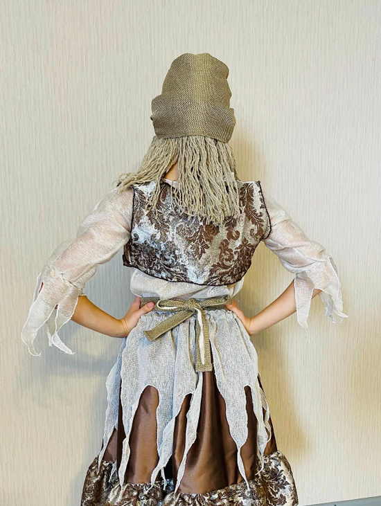 Карнавальный костюм "Бабка Ежка" 7-10 лет