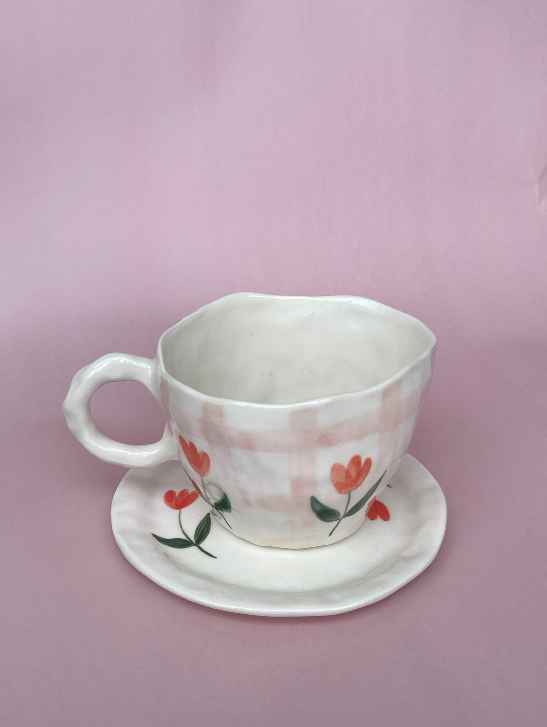 Чайная пара «Тюльпаны» - фотография товара