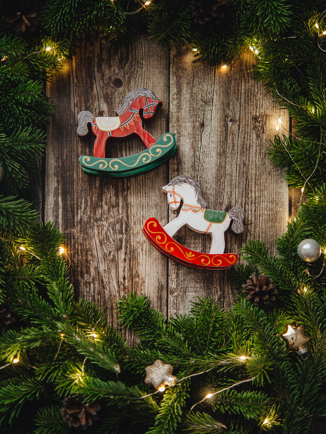 Ёлочная игрушка "Лошадка" - фотография товара