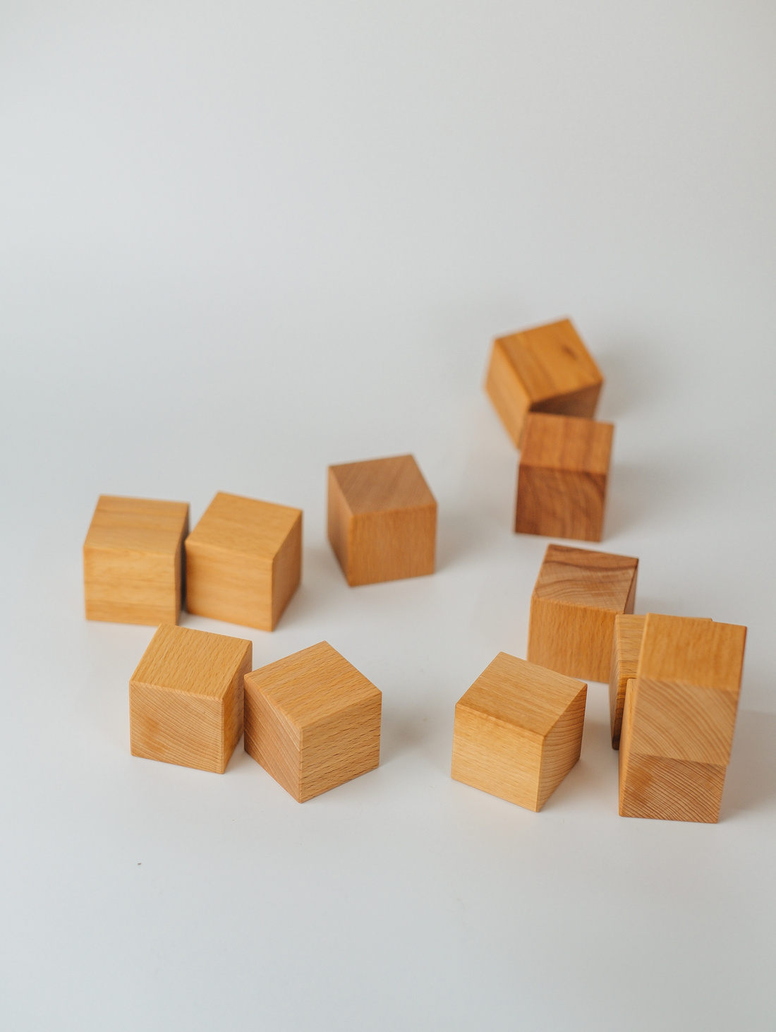 Набор деревянных кубиков - фотография товара