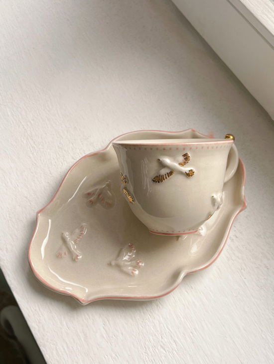 Чашка "С птичками"