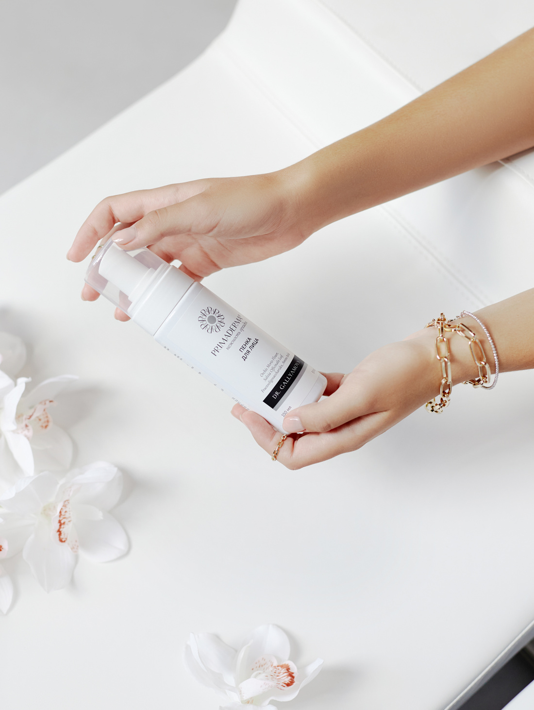 Увлажняющая пенка для лица "Нежность орхидеи" - фотография товара