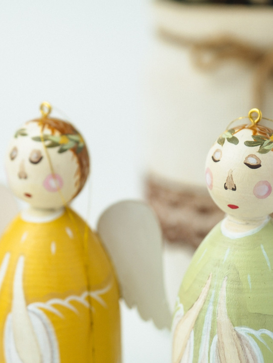 Деревянная фигурка "Ангел"