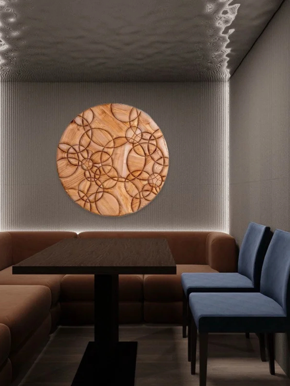 Панно "Белое Солнце" - фотография товара