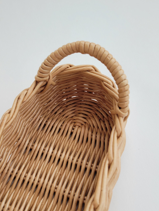 Корзина овальная с ручками маленькая