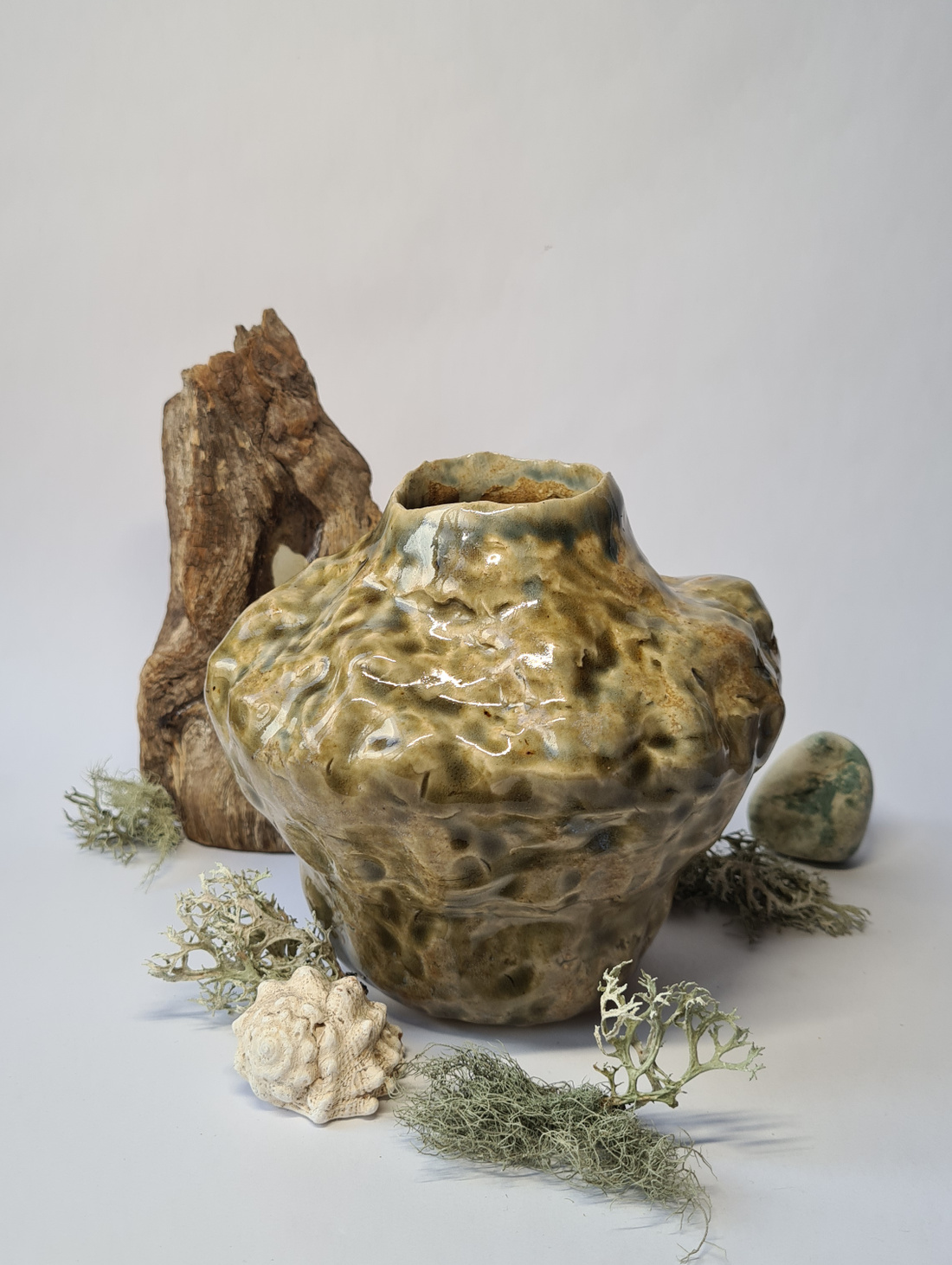 Ваза керамическая морская - фотография товара