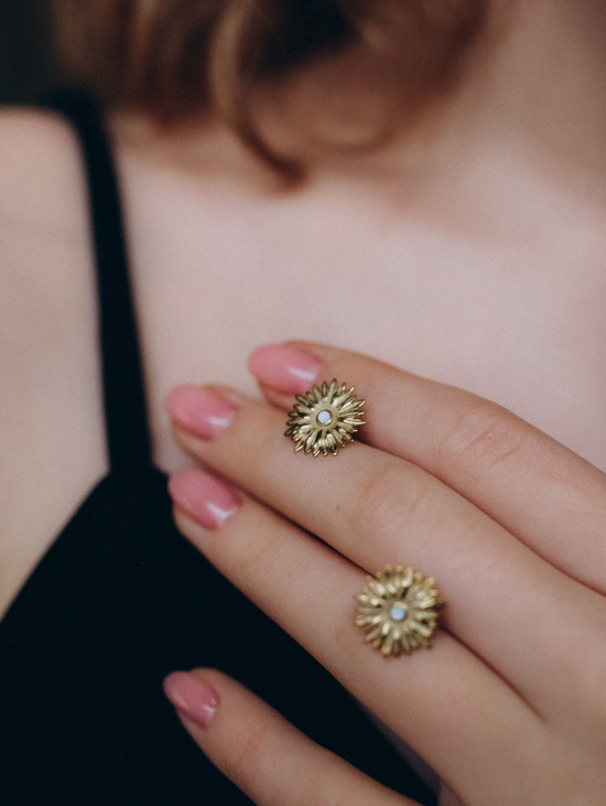 Серьги "Астры"