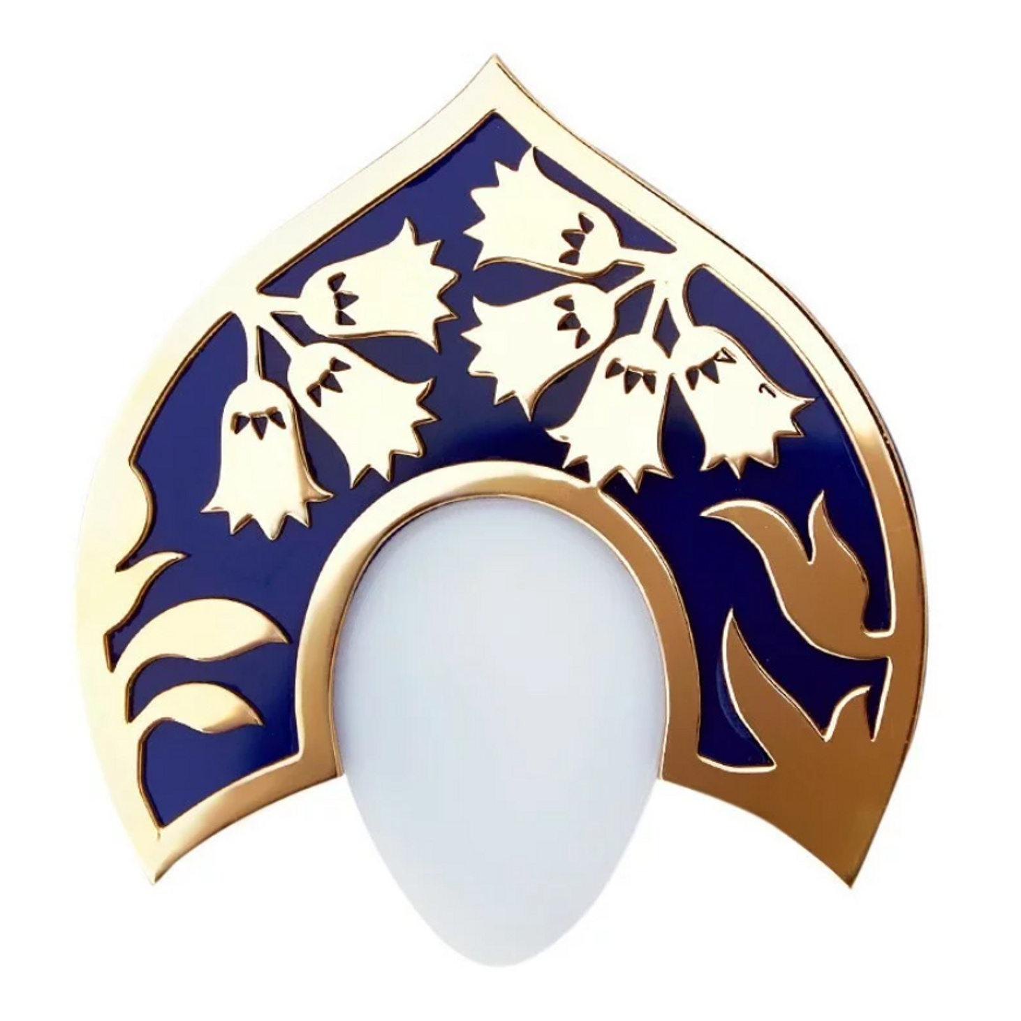 Брошь "Голубушка Василиса" - фотография товара